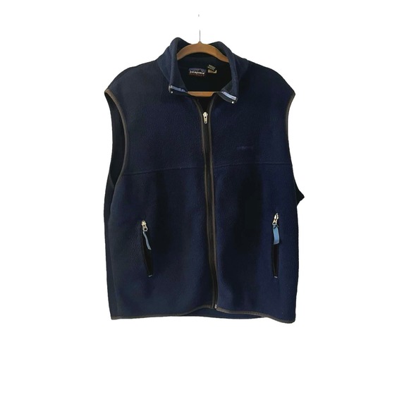 Patagonia Other - Patagonia Men's Synchilla Fleece Vest Navy Blue Size L